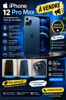 iPhone 12 Pro Max 2026 en excellent état