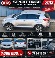 Kia Sportage 2013 diesel, moteur 2.0, bon état général