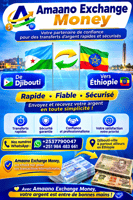 Service rapide et fiable de change et transfert d'argent Djibouti-Éthiopie – AMAANO EXCHANGE MONEY
