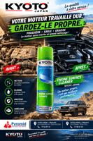 Nettoyant moteur Kyoto Japan pour surfaces propres
