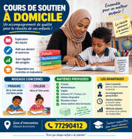 Enseignante à domicile expérimentée pour primaire