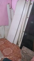 Lit avec tiroirs et armoire complète en bon état démontés