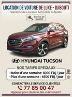 Hyundai Tucson à louer en excellent état