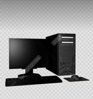 Ordinateur de bureau neuf avec accessoires complets