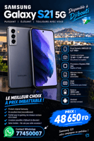 Samsung Galaxy S21 5G, smartphone performant et récent