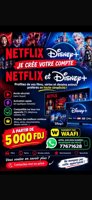 Service de création de comptes Netflix et Disney+ rapide et fiable