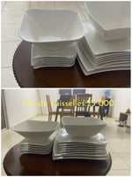 Lots de vaisselle plats et assiettes en bon état