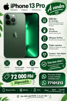 iPhone 13 Pro 256 Go en très bon état