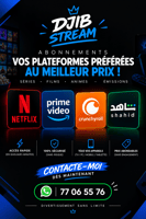 Abonnement streaming HD 4K avec films, séries et sports