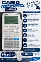 Calculatrice graphique blanche neuve en excellent état