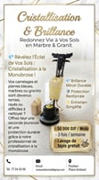 Cristallisation de carrelage professionnelle à la monobrosse