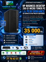 HP Business Desktop 290 G1 Micro Tower i5 8e Gen d’occasion