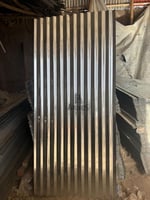 Tôle ondulée acier galvanisé pour toiture et façade industrielle