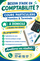 Professeur de comptabilité à domicile pour 1ère et Terminale SG