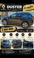 Renault Duster diesel 2023, boîte automatique, noir