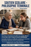 Cours de soutien en philosophie Terminale