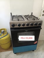 Cuisinière gaz SAM 4 feux avec four et bouteille incluse