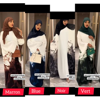 Nouvelle collection Abaya et sacs pour vos tenues élégantes