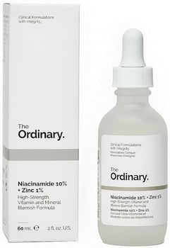 Sérum hydratant à la niacinamide et le zinc pour le visage