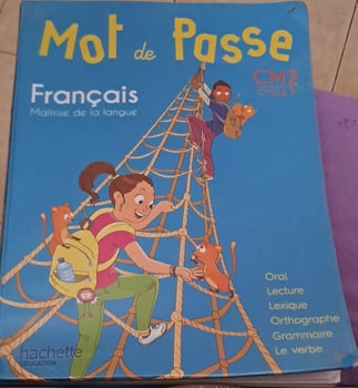 Livre de français Mot de Passe pour CM2 - Bon état