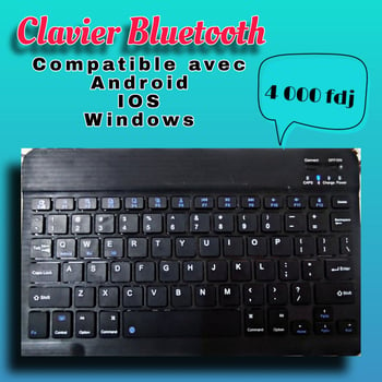 Clavier portable Bluetooth pour Android, iOS et Windows