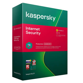 Antivirus Kaspersky Internet Sécurité pour 4 appareils - Protégez-vous en ligne !