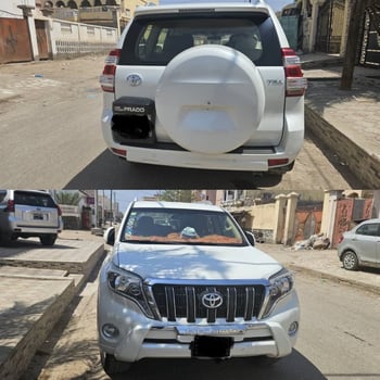 Toyota Land Cruiser Prado 2017, automatique, gasoil, bon état