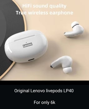 Écouteurs Lenovo Livepods LP40