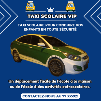 Transport scolaire sécurisé avec TAXI SCOLAIRE VIP