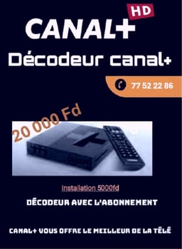 Décodeur Canal avec abonnement - En vente