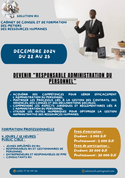 FORMATION AU METIER D' ASSISTANT (e) RH / RESPONSABLE PAIE