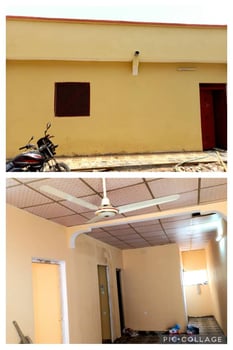 Maison F3 proche mosquée Khalid bin Walid, eau et électricité incluses