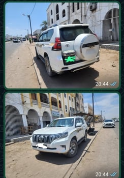 Toyota Prado 2010, diesel, boîte manuelle, clim fonctionnelle