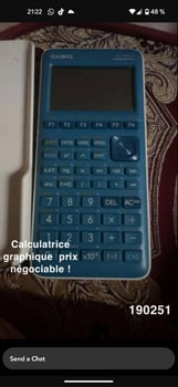 Calculatrice graphique de qualité, prix négociable.