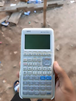 Calculatrice graphique utilisée pendant 1 an