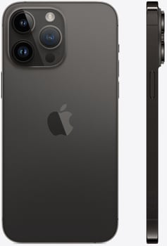 iPhone 14 Pro Max Noir, Anti-case, 3 caméras, Batterie à 97%