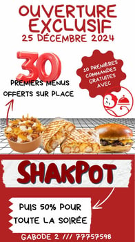 Shakpot : Nouveau Restaurant à Gabode - Menus Offerts et Réductions Exceptionnelles !