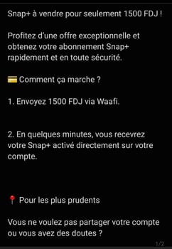 Abonnement Snap+ activé en 5 min - Simple, Rapide et Sécurisé