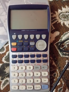 Calculatrice scientifique neuve (no need to include the information about it being used for 1 year)