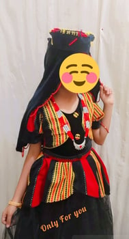 Costume yéménite pour enfants avec accessoires