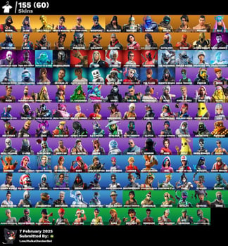 Compte Fortnite Rare avec Skins Ikonik, Glow, World Cup et Plus