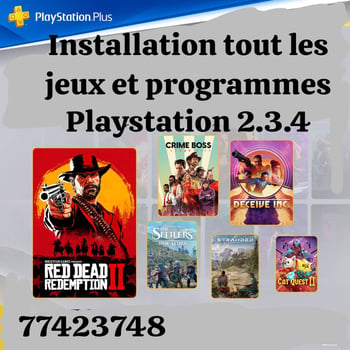 Installation Tout les jeux et Tout les programmes Playstation 2. 3. & 4