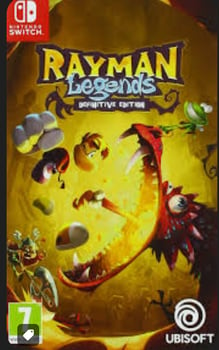 Jeu Switch Rayman Legends en excellent état