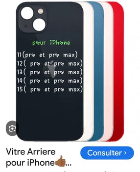 Antichoc arrière pour iPhone - Protégez votre vitre arrière !