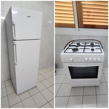 Ensemble Frigo et Gazinière en excellent état à vendre