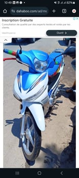 Moto Chengcheng 110 cc en excellent état avec assurance et documents complets