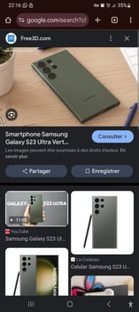 Samsung S23 Ultra Vert Clair Neuf + Protège en Cuir inclus