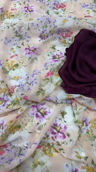 Tissus neufs multicolores, légers et fluide - Fabriqué en Espagne