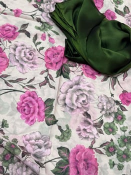 Tissus neufs multicolores, légers et fluide - Fabriqué en Espagne