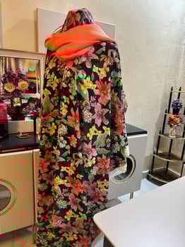 Tissus neufs multicolores, légers et fluide - Fabriqué en Espagne